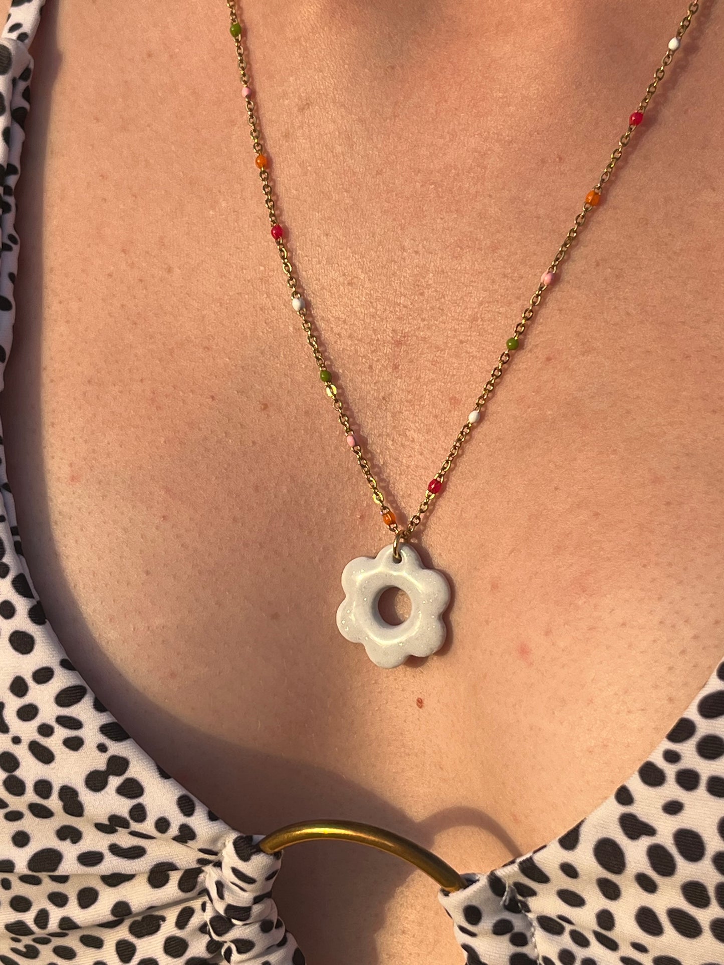 Collier Soléa Blanc