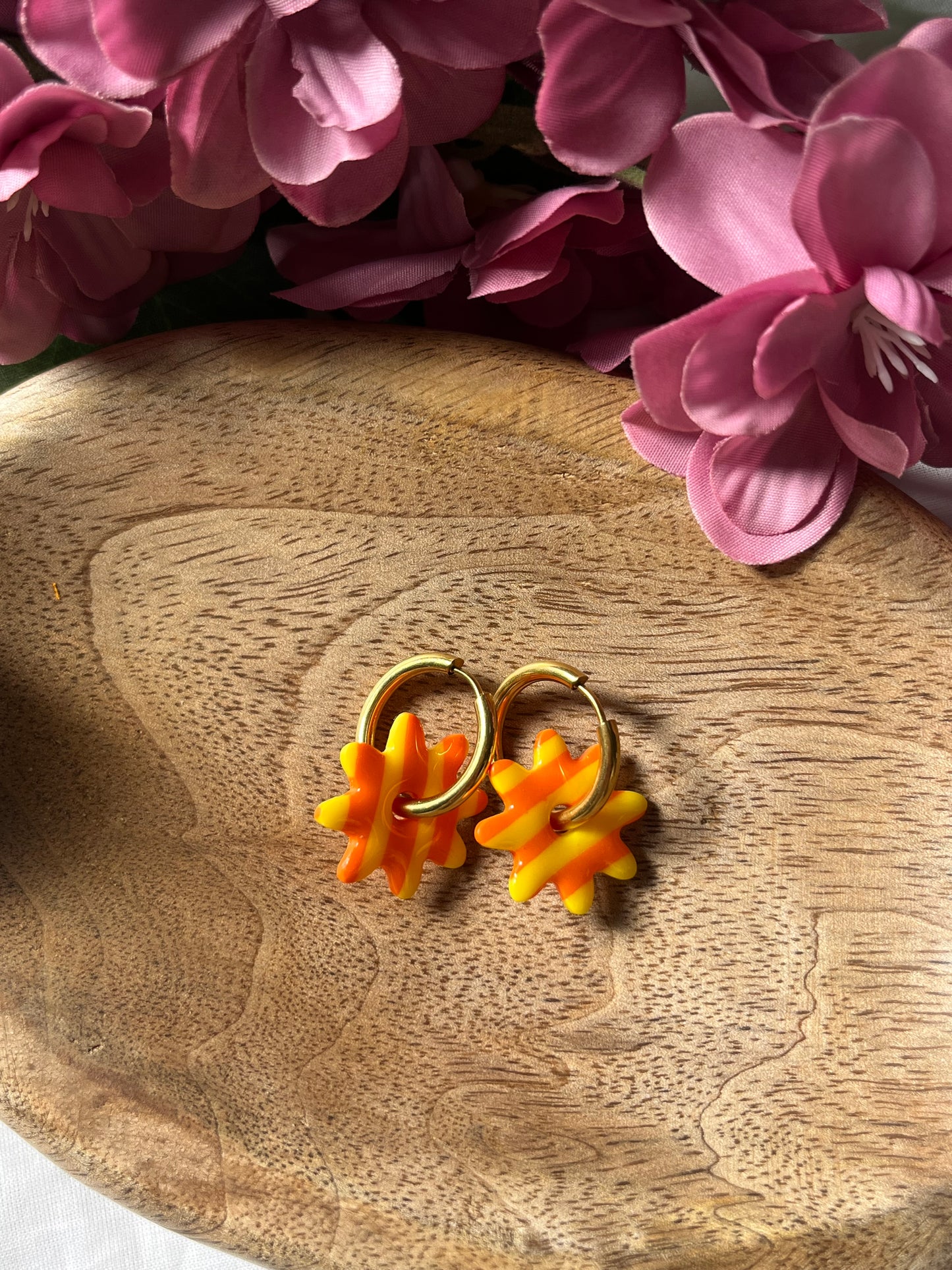 Oria Rayé Orange & Jaune