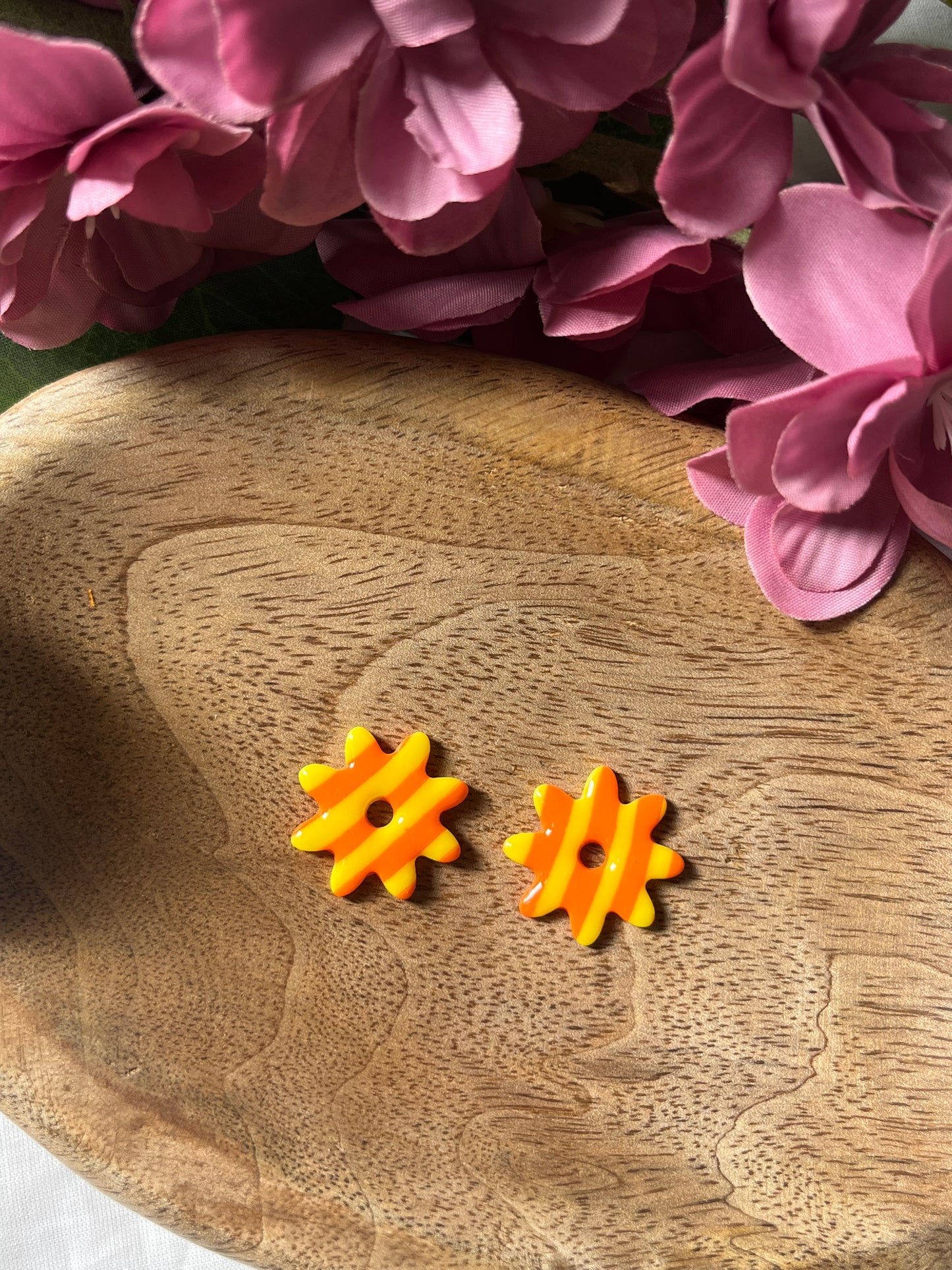 Oria Rayé Orange & Jaune