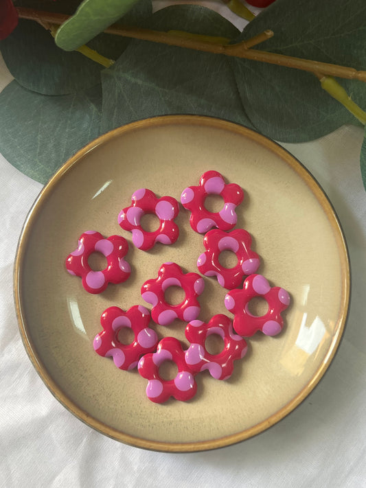 Rosa Magenta à Pois