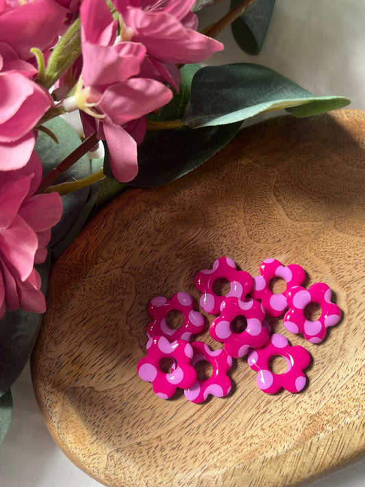 Rosa Magenta à Pois