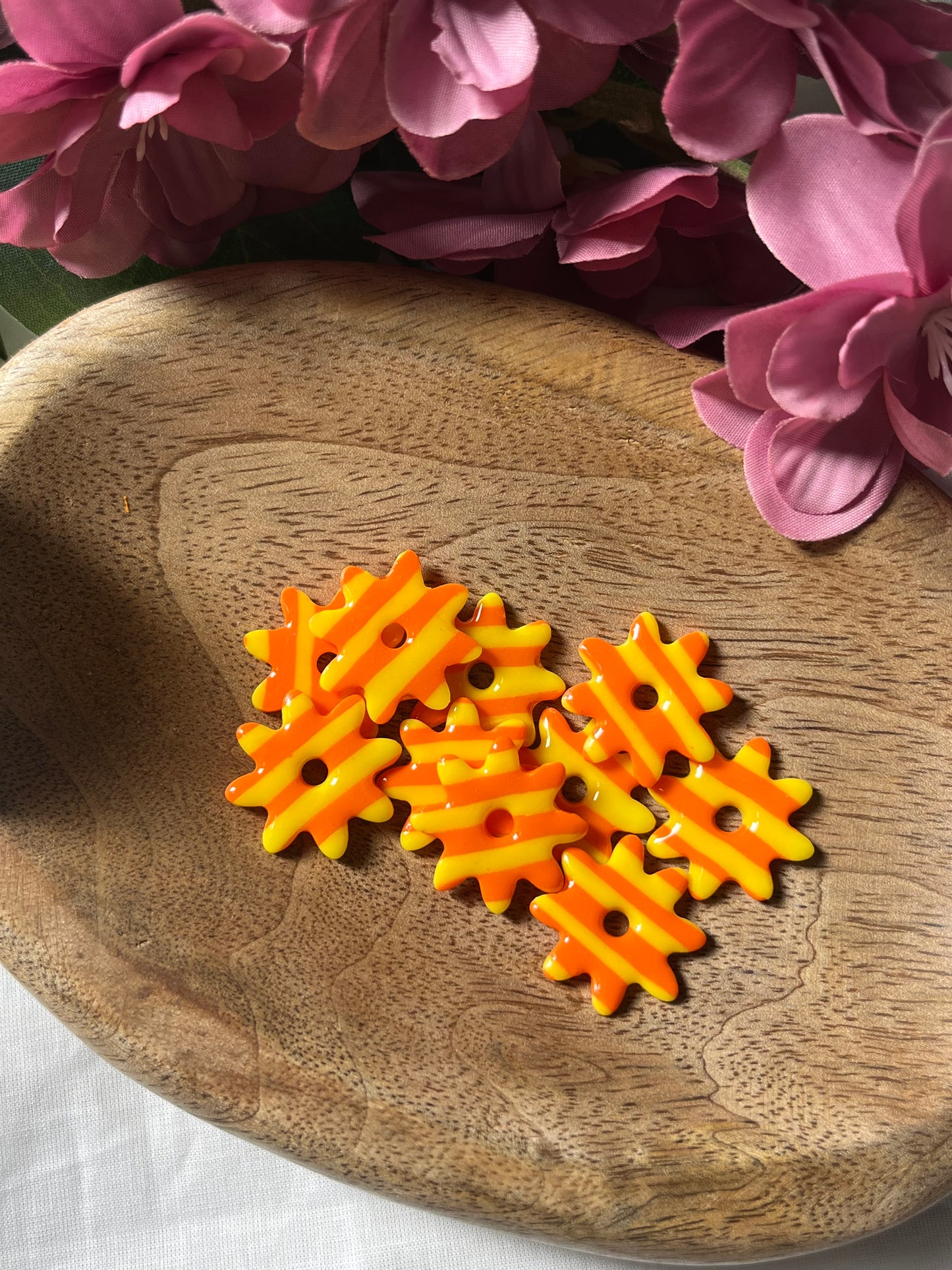 Oria Rayé Orange & Jaune