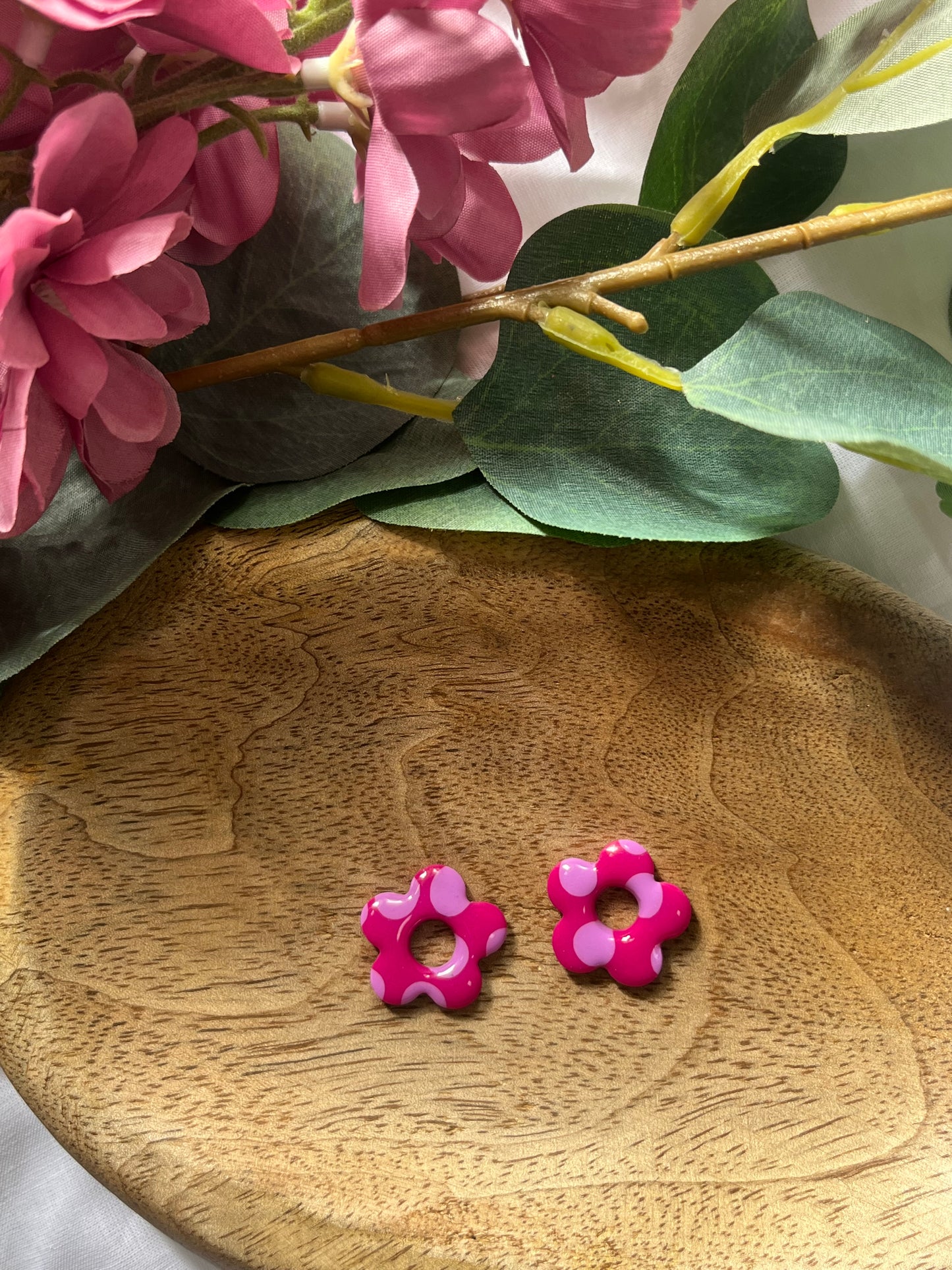 Rosa Magenta à Pois