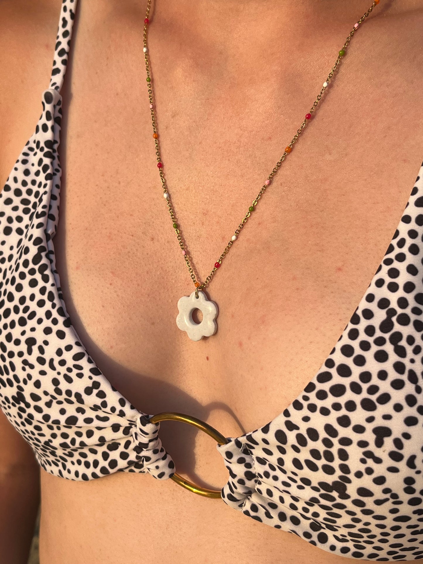 Collier Soléa Blanc