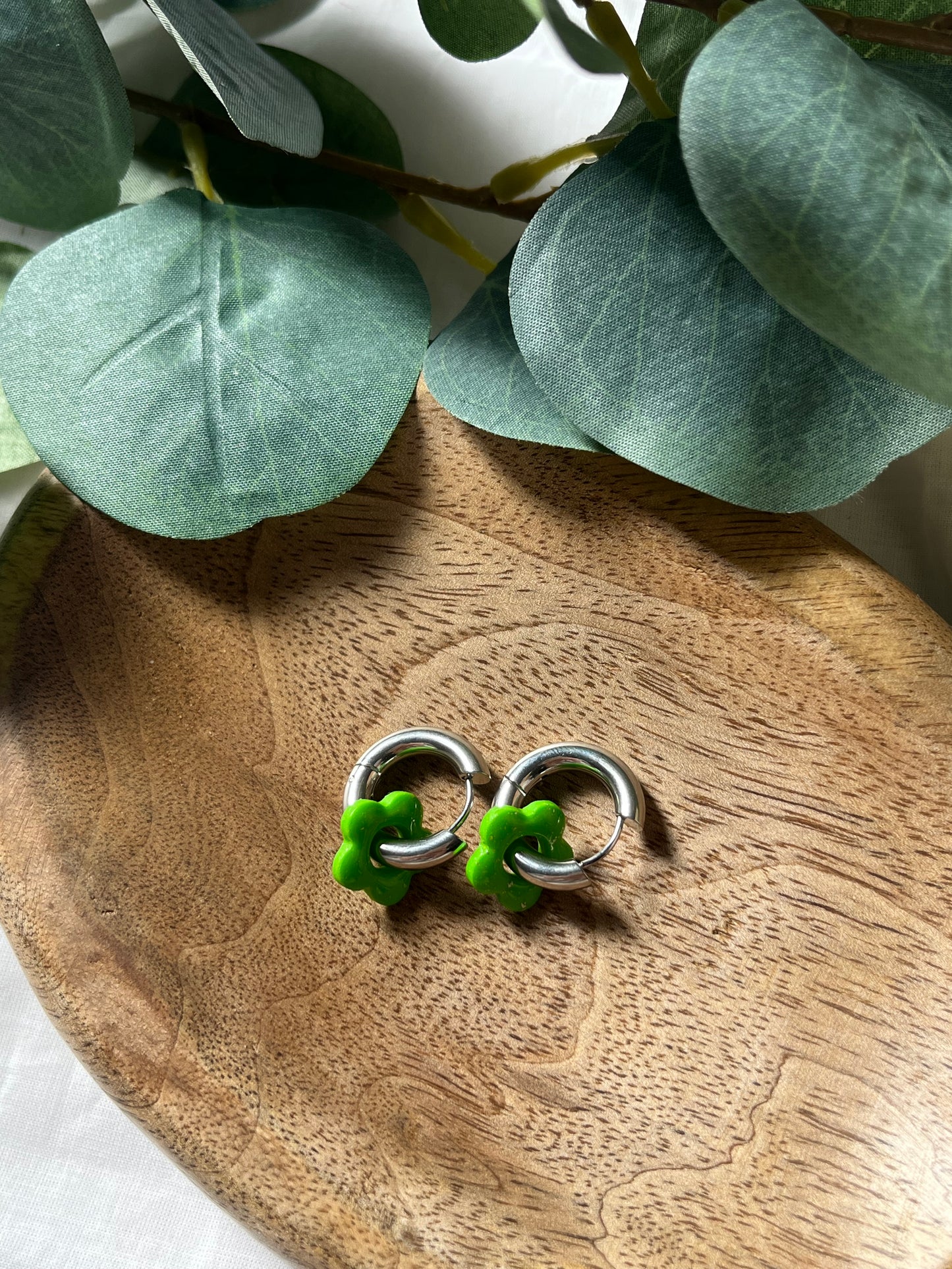 Mini Rosa Verte et Argenté